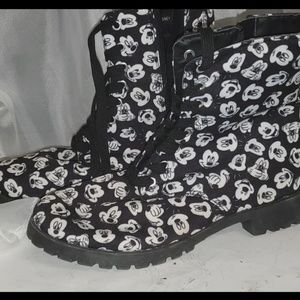Mickey Mouse combat boots